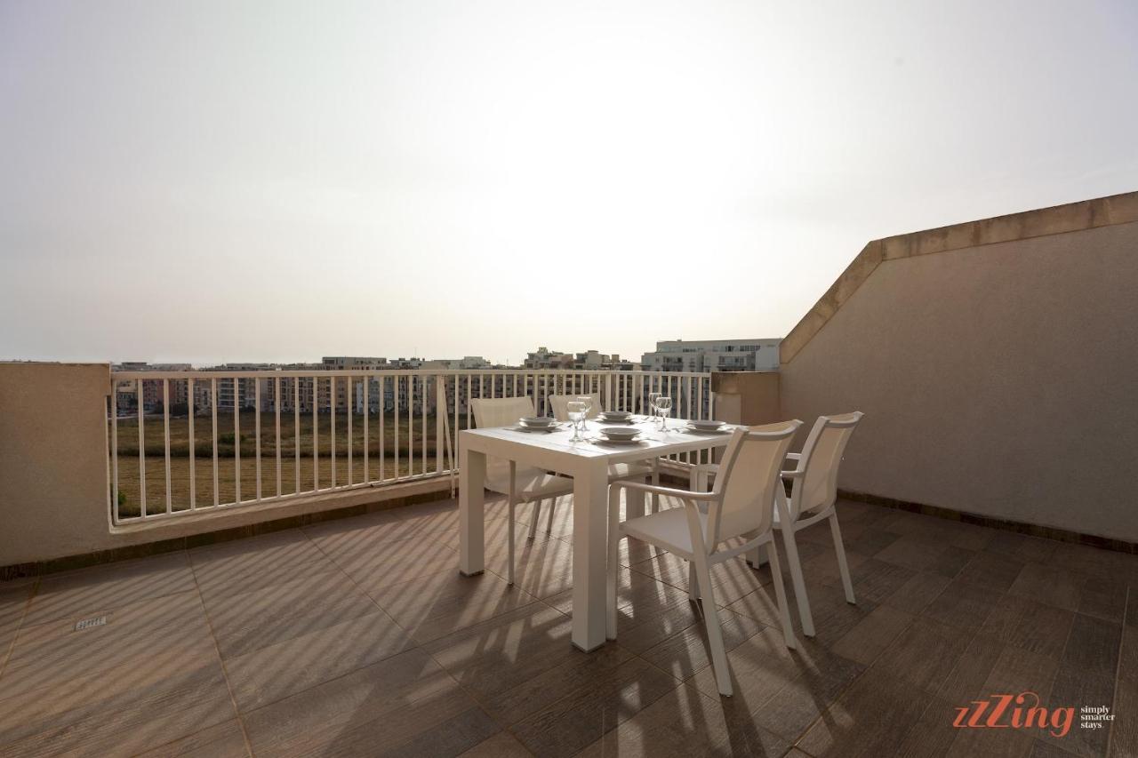 Sunny Penthouse Wterrace And Open Views Apartment St. Paul's Bay Ngoại thất bức ảnh