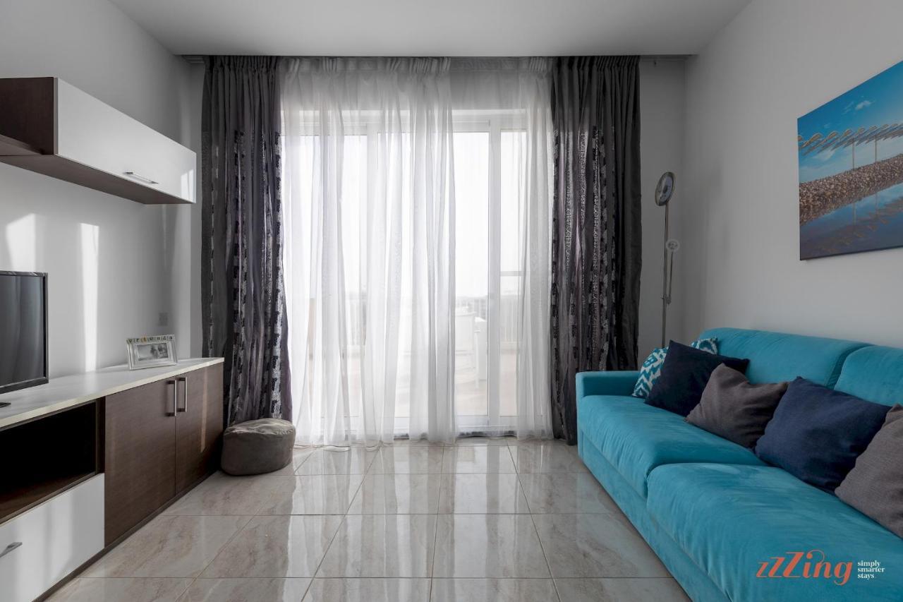 Sunny Penthouse Wterrace And Open Views Apartment St. Paul's Bay Ngoại thất bức ảnh